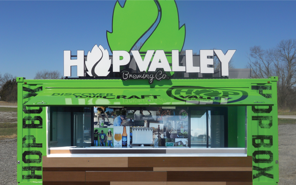 3d Elements & Signs - dimensional signage - hop valley