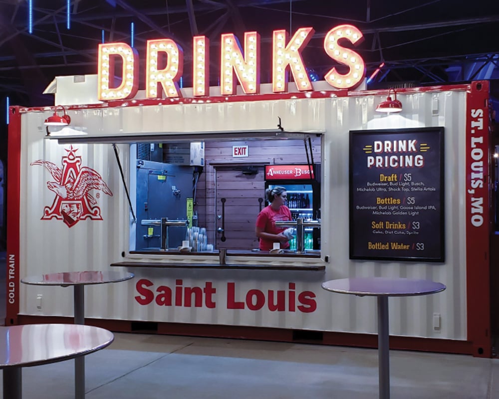 3d Elements & Signs - dimensional signage - anheuser busch drinks union station