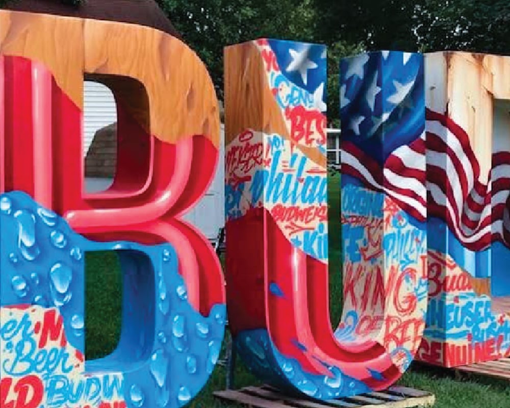 3d Elements & Signs - dimensional signage - bud (1)