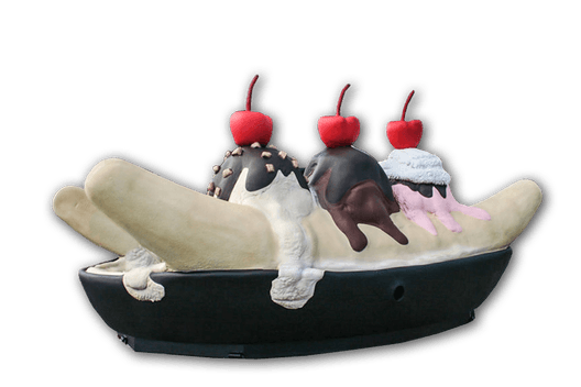 Experiential 3D Props-1 banana split