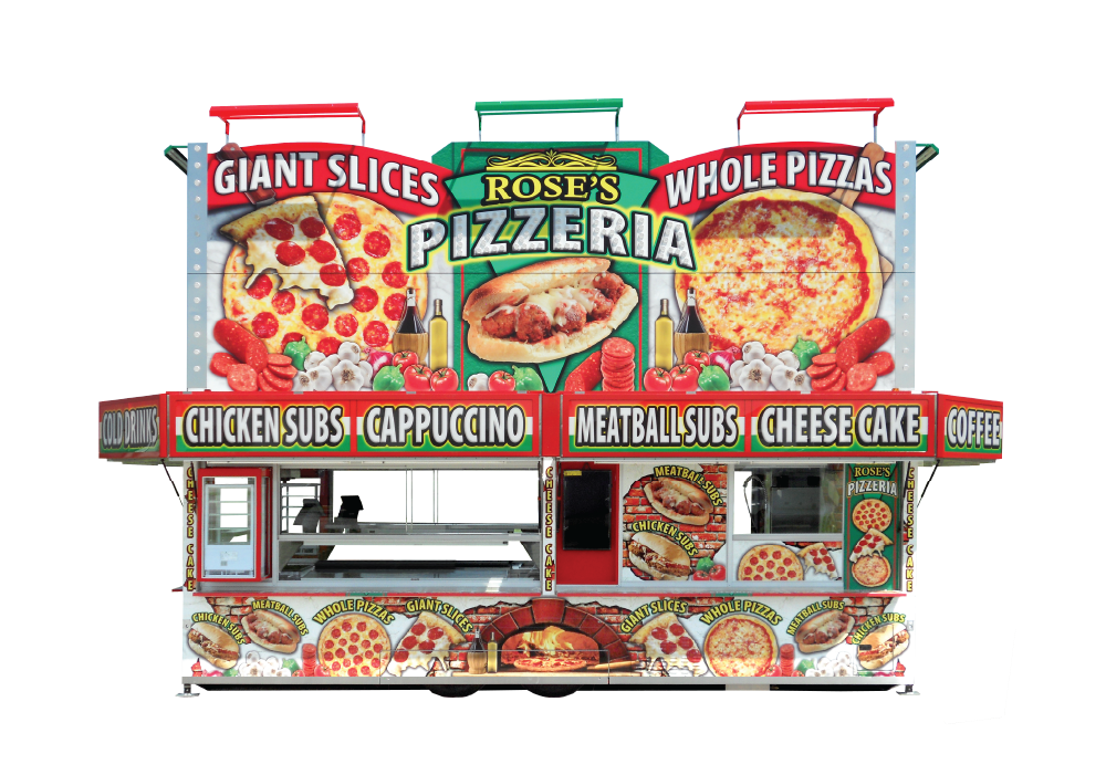 Pizza Pizzeria Concession Trailer