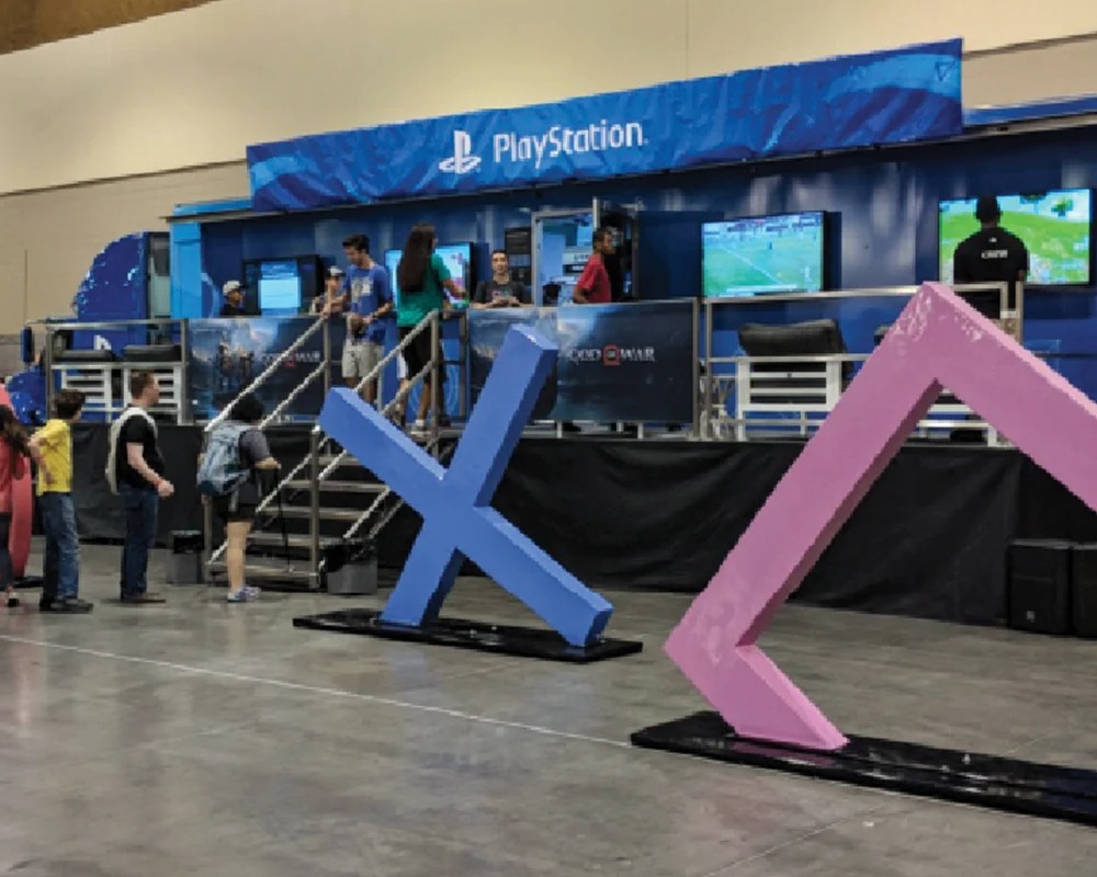 3d Elements Signs dimensional signage playstation