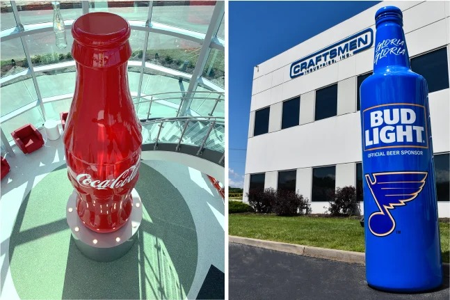Website Coca Cola Bud Light Bottles